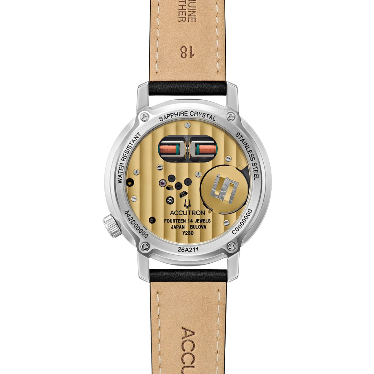 Montre Bulova 26A211 Diapason 39mm Cuir Homme