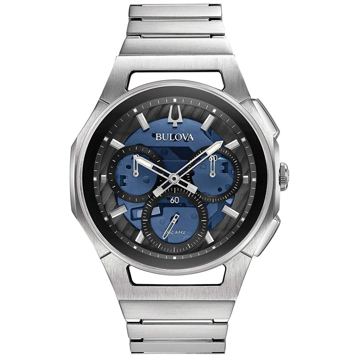 Montre Bulova 96A205 Chronographe 44mm Bleu Homme