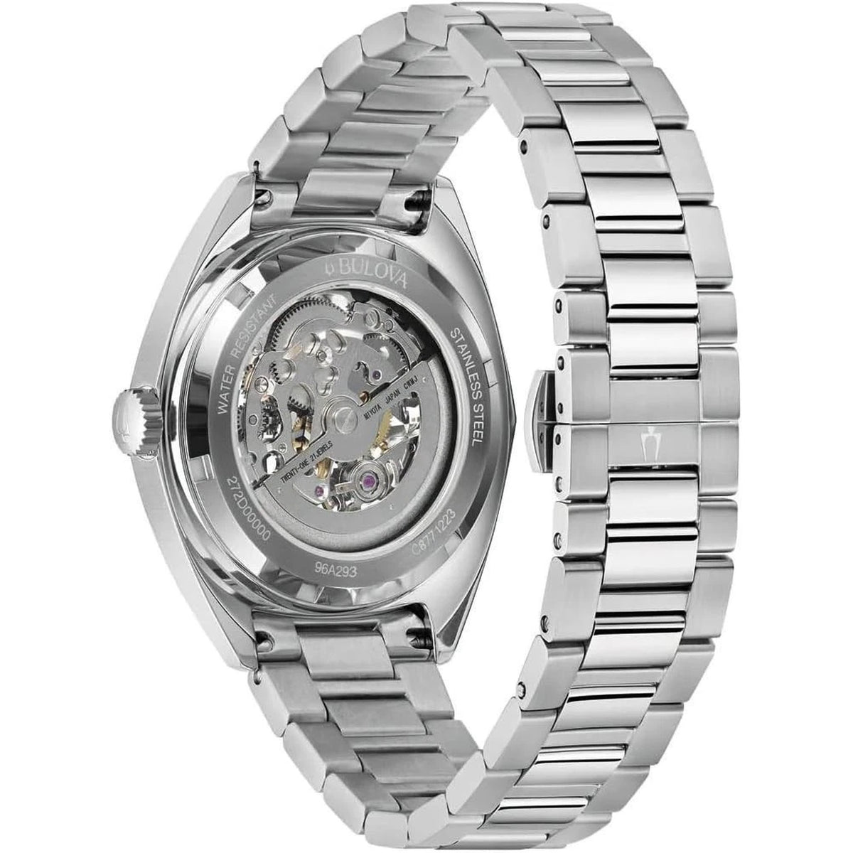 Bulova 96A293 Classic Automatik-Herrenuhr 41mm Schwarz