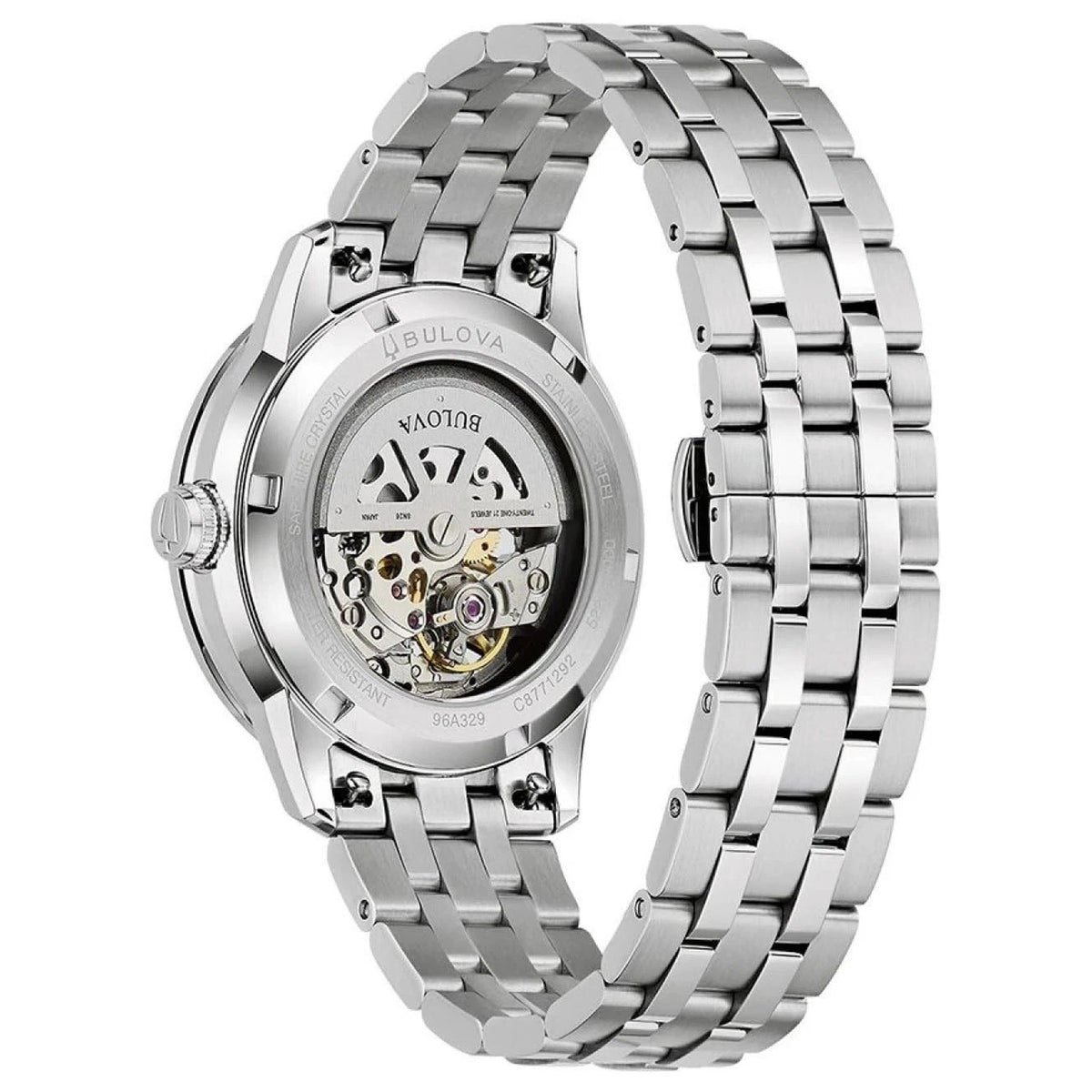 Montre Bulova 96A329 Sutton Automatique 40mm Vert Homme