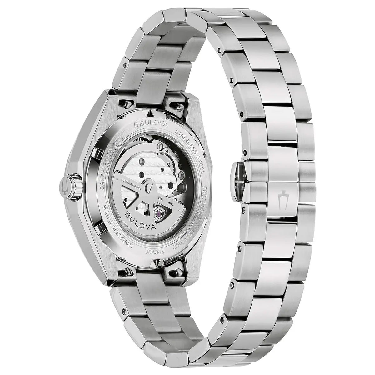 Montre Bulova 96A345 Surveyor Automatique 39mm Blanc Homme