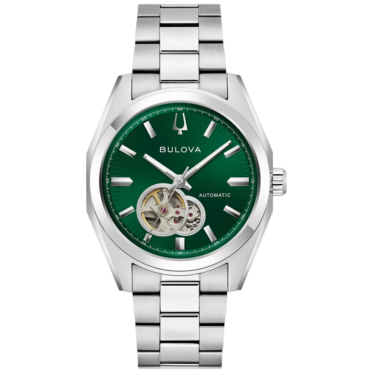 Montre Bulova 96A349 Surveyor Automatique 39mm Vert Homme