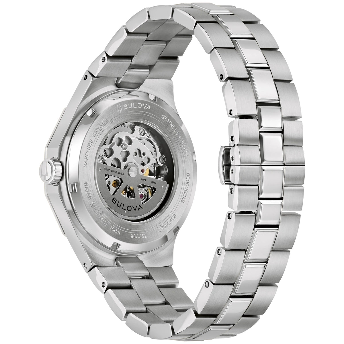 Montre Bulova 96A352 Prestige Automatique 42mm Bleu Homme