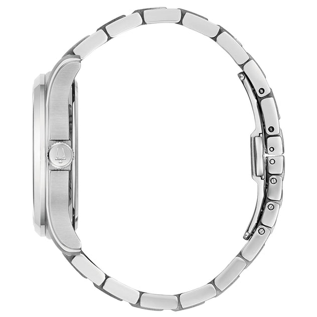Bulova 96B391 Wilton 41mm Herrenuhr Silberfarben