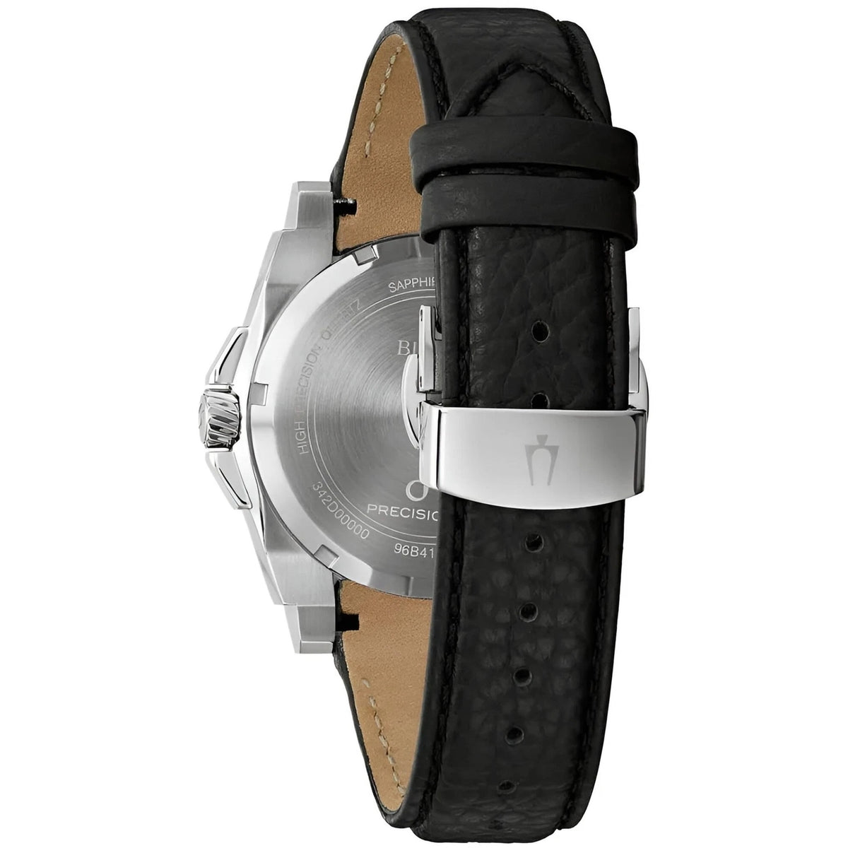 Bulova 96B416 Jet Star 40mm Black Leather Men's Watch
