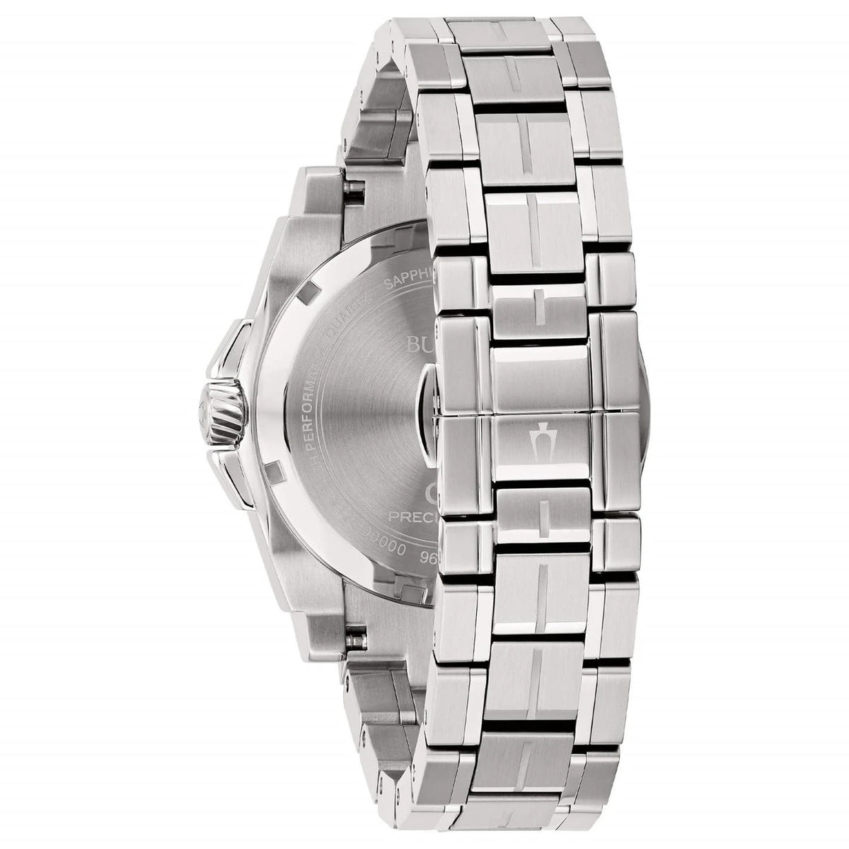 Montre Bulova 96B417 Precisionist Quartz Homme Acier Argenté