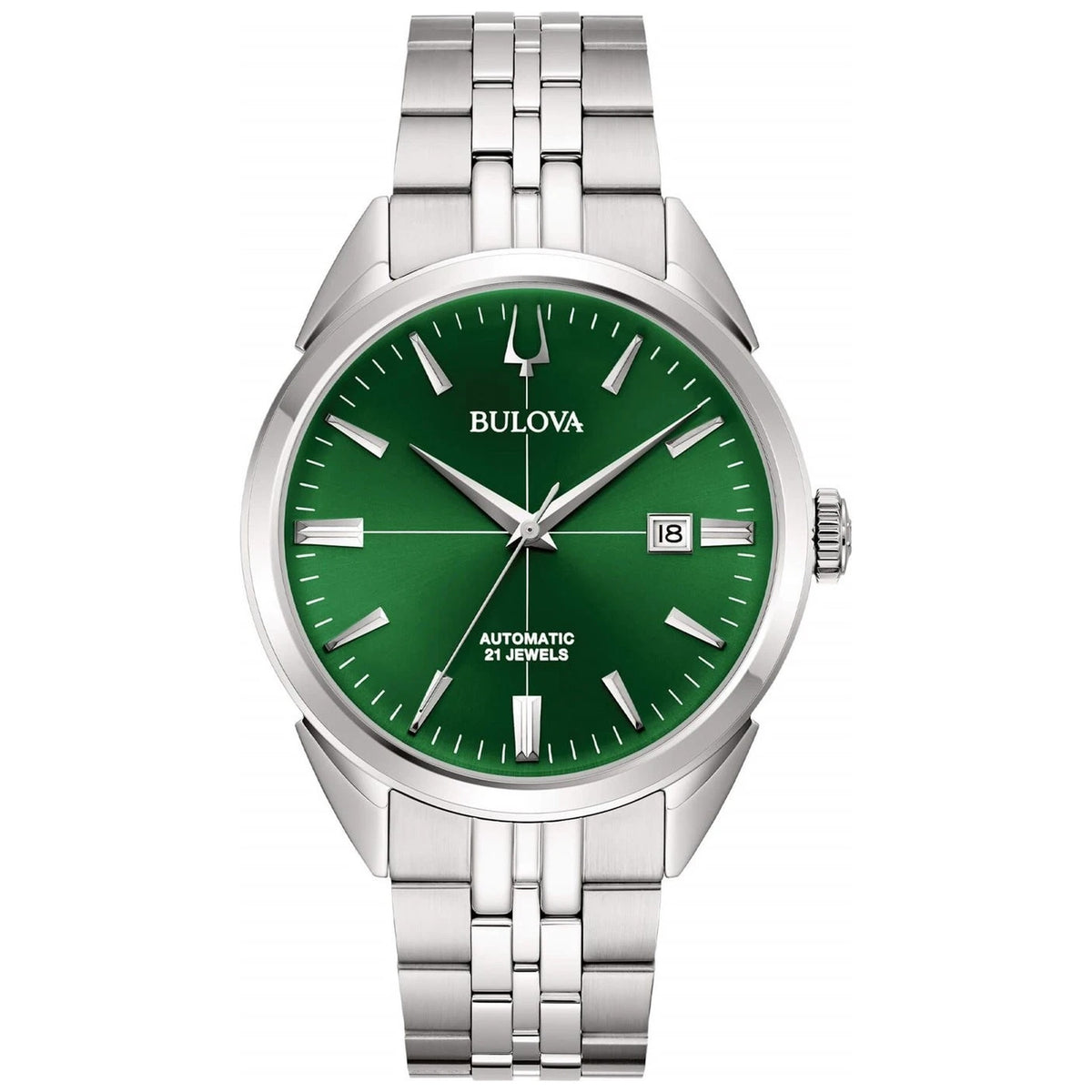 Bulova 96B424 Classic Automatic 41.5mm Green Men's Watch