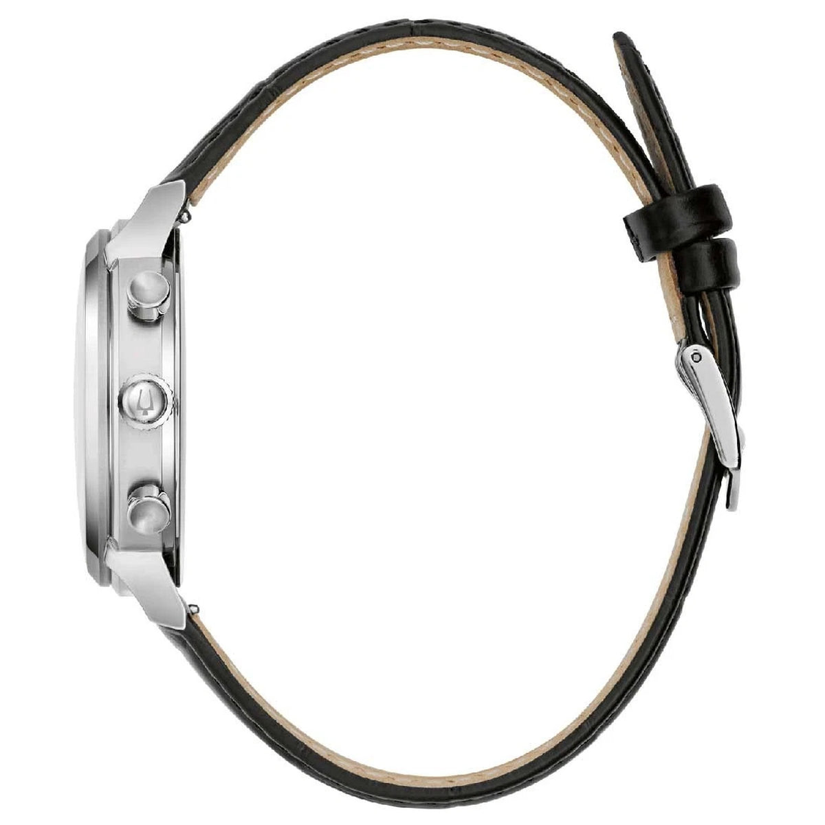 Bulova 96B456 Herrenuhr Classic Chronograph 39 mm blaues Leder