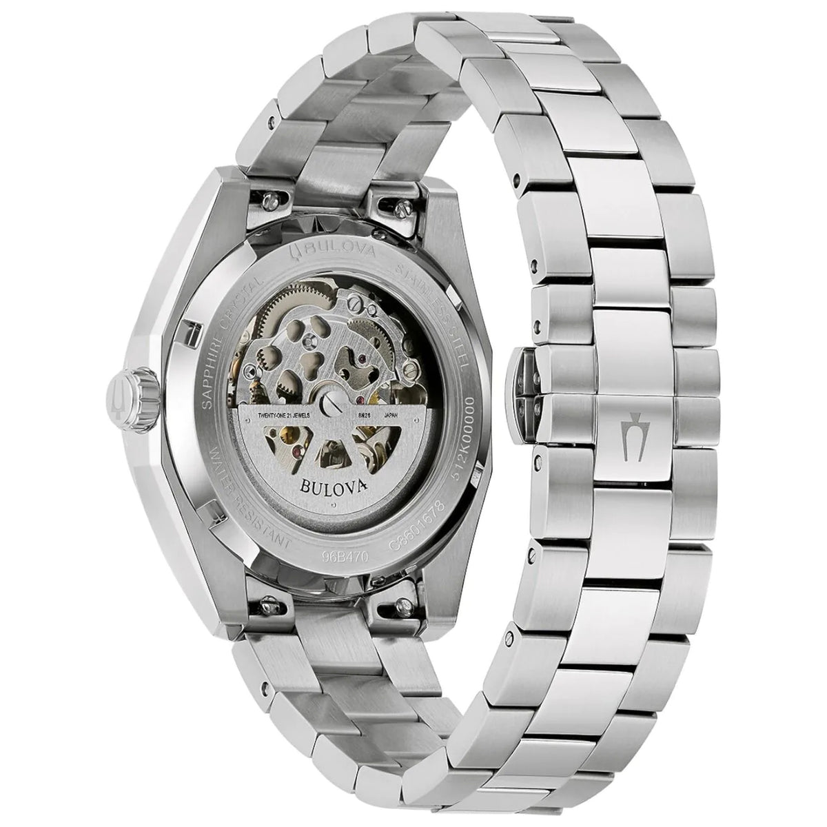 Bulova 96B470 Surveyor Automatic 39mm Brown Men's Watch