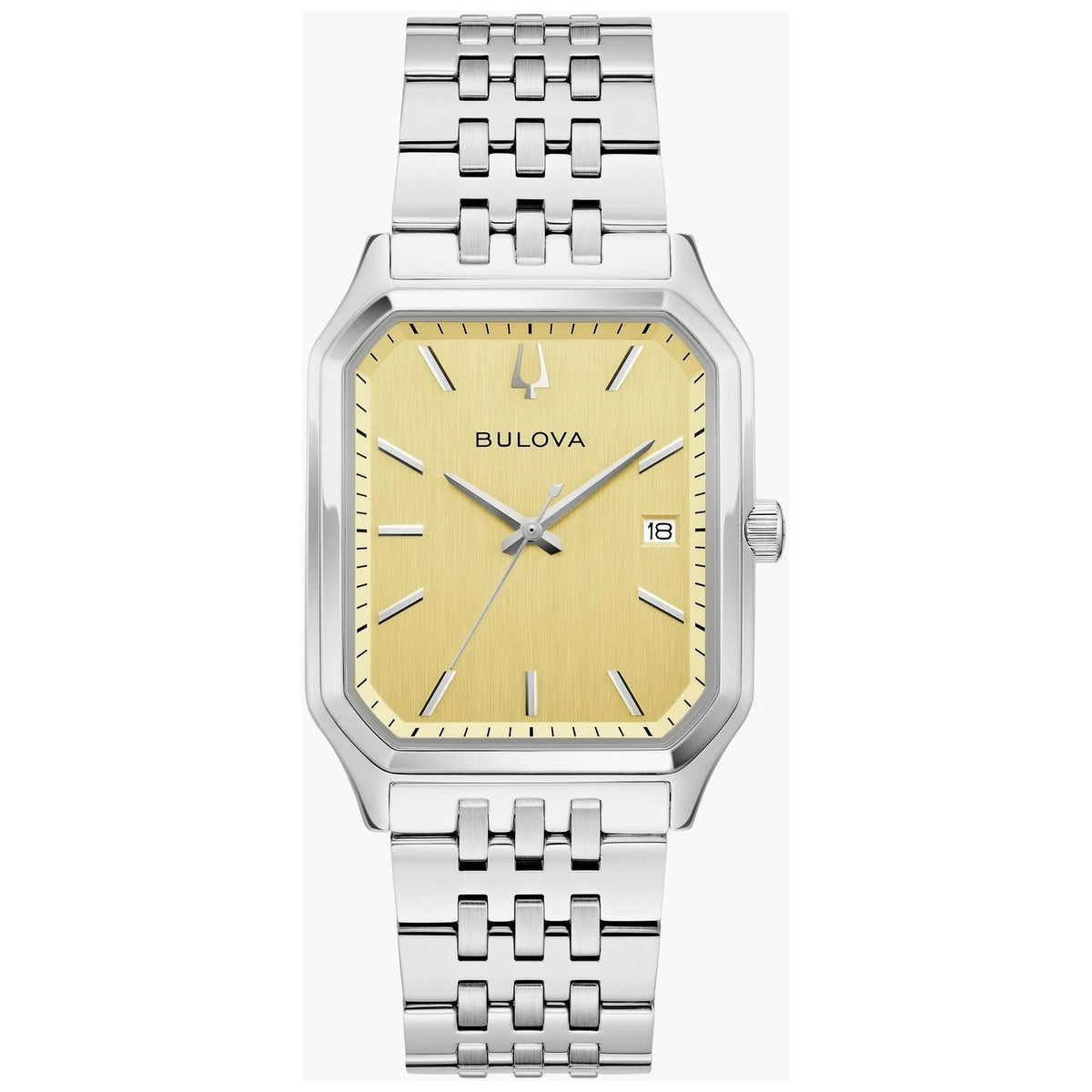 Bulova 96B471 We Are All Here 32mm Champagner Herrenuhr