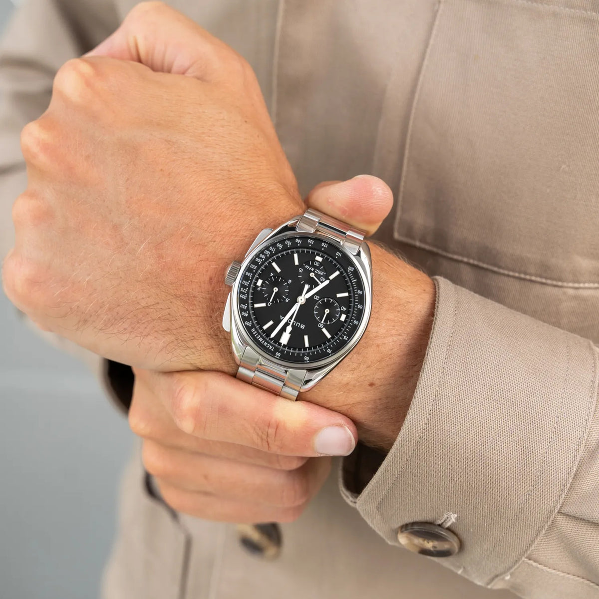 Montre Bulova 96K111 Archive Series Chronographe 44mm Noir Homme