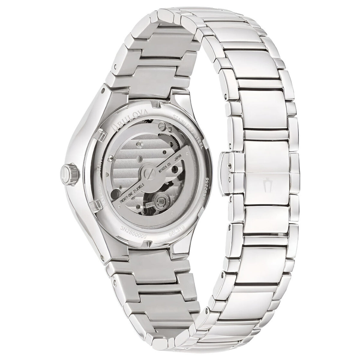 Reloj Bulova 96L319 Classic Automático 34mm Azul Mujer