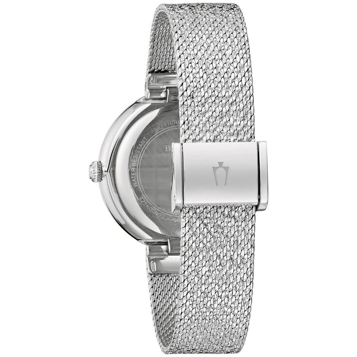 Bulova 96L329 Diamonds 32mm Silver Women's Watch