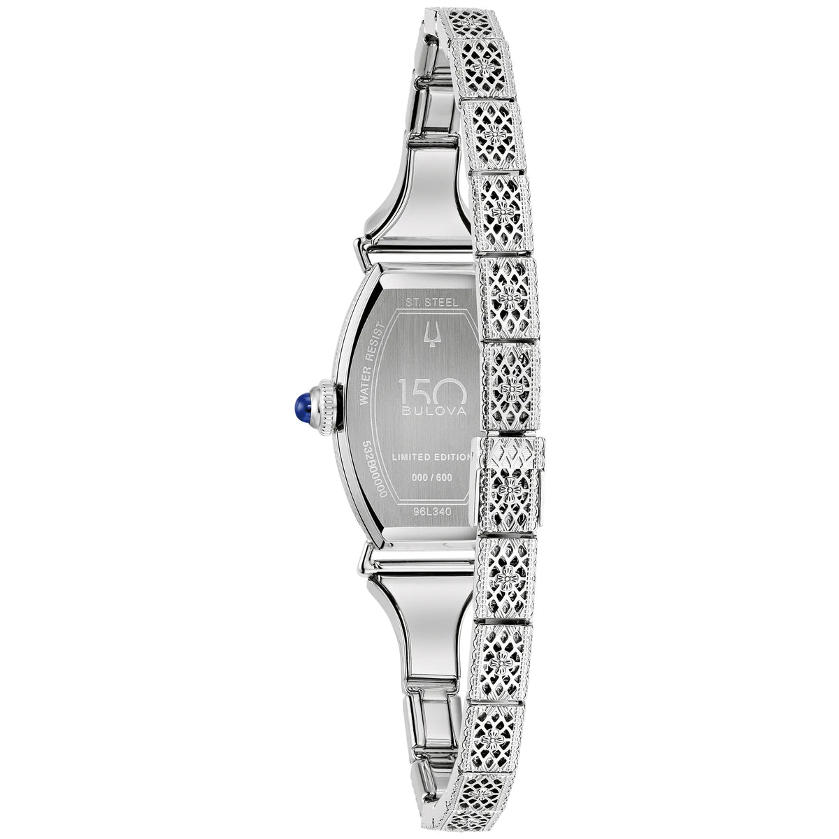Montre Bulova 96L340 Diamants 18.3mm Argenté Femme