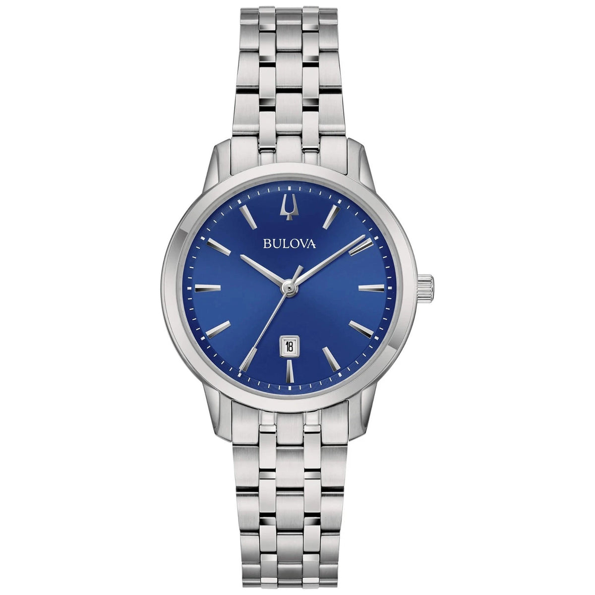 Relógio Bulova 96M166 Sutton 31mm Azul Mulher