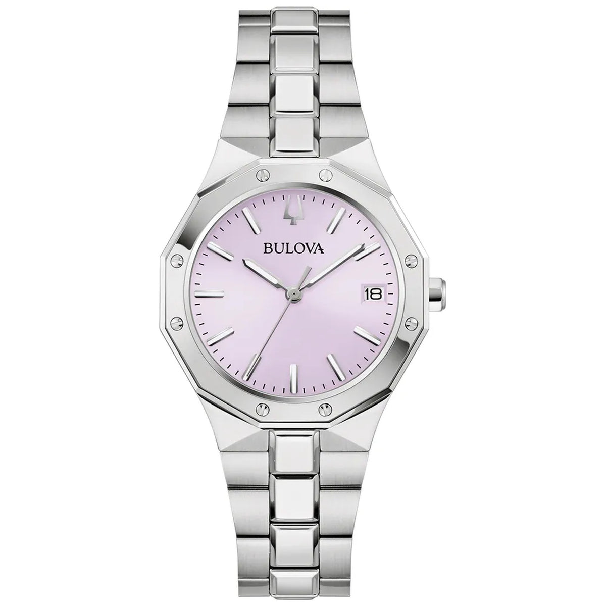 Bulova 96M170 Octagon Damenuhr 32mm Rosé