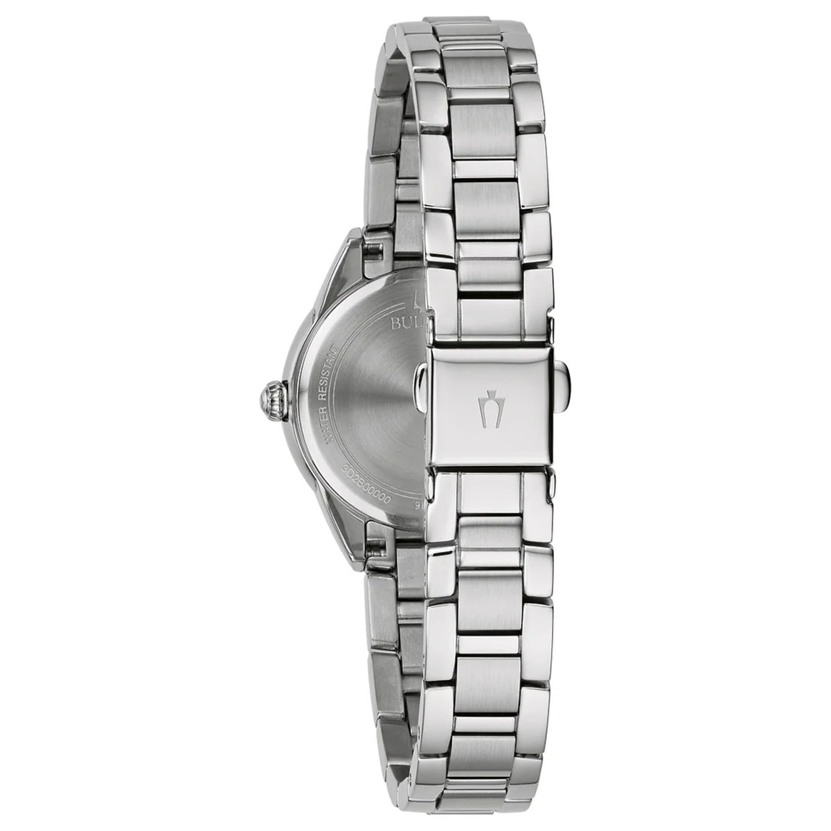 Horloge Bulova 96P250 Sutton Diamanten 28mm Blauw Dames