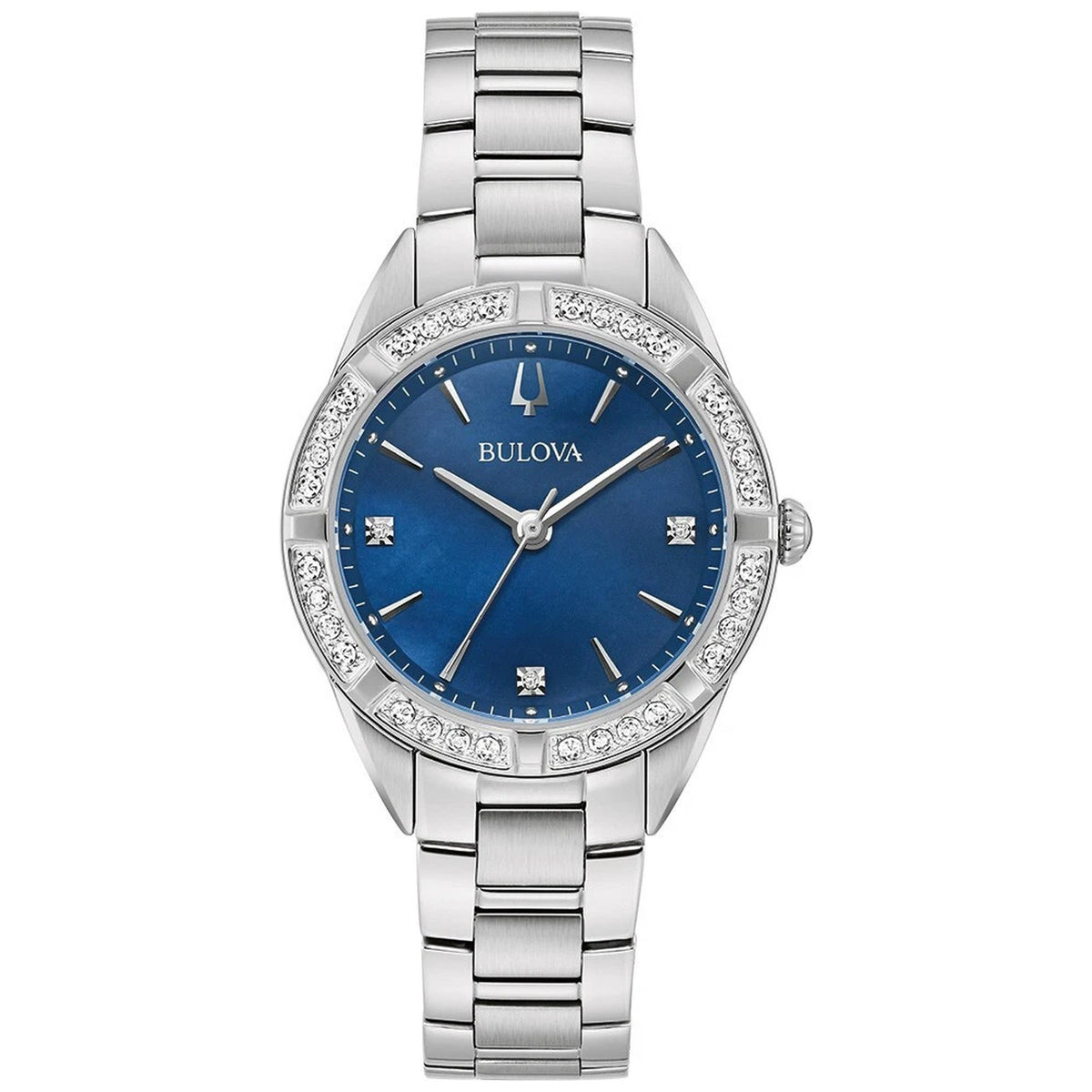 Montre Bulova 96R243 Sutton Diamants 32mm Nacré Femme