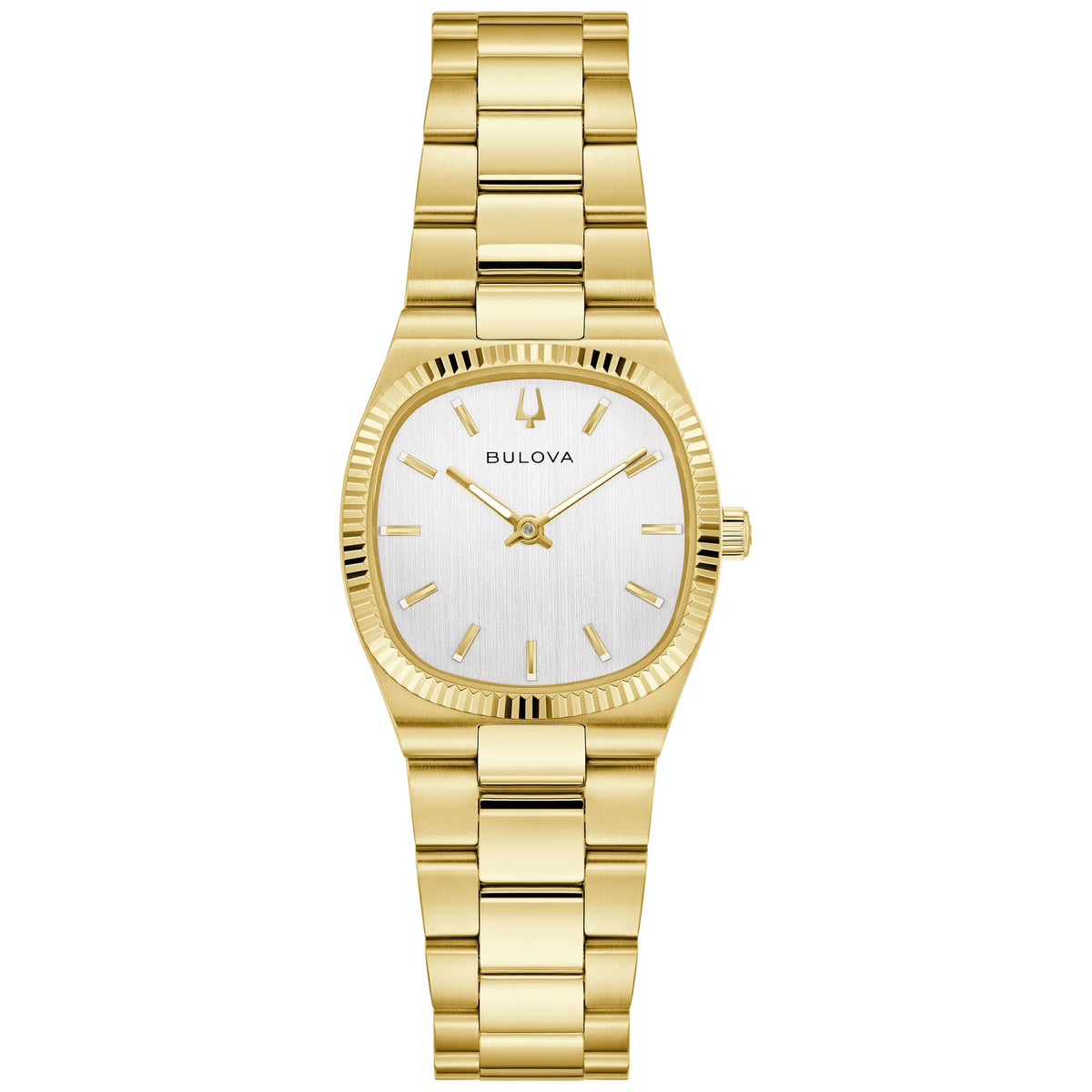 Bulova 97L189 Super Seville Damen-Uhr 25 mm Weiß