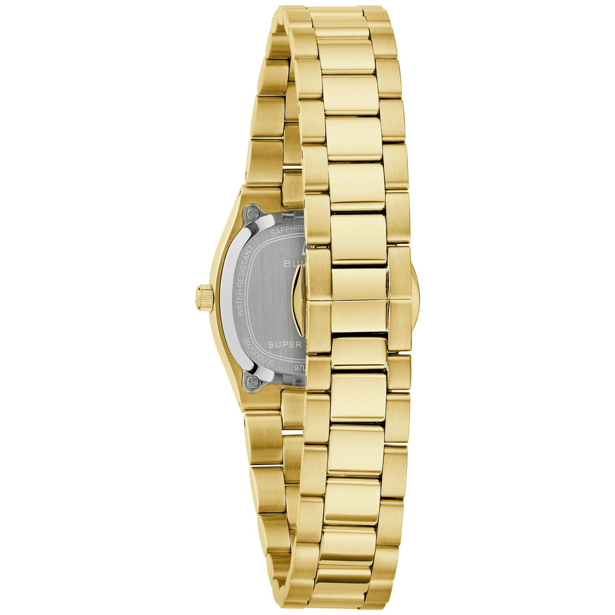 Bulova 97L189 Super Seville Damen-Uhr 25 mm Weiß