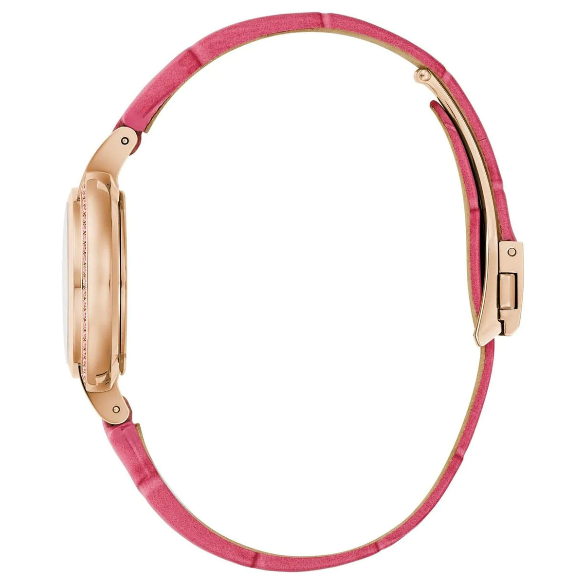 Bulova 97R103 Rubaiyat Diamonds 30.5mm Pink Leather Women's Watch