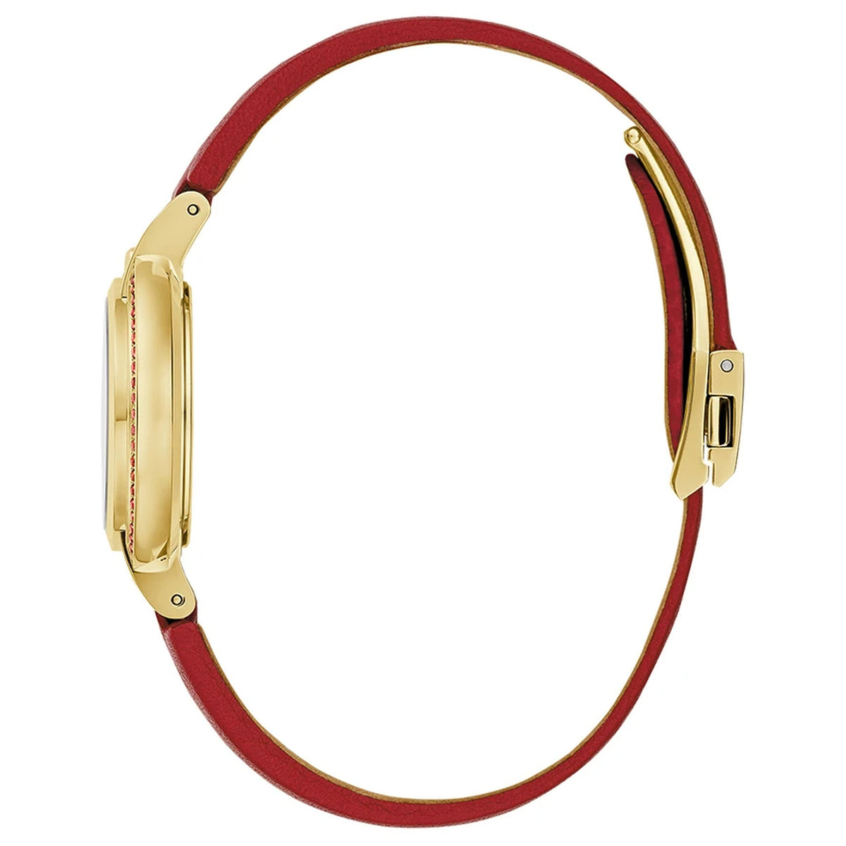 Bulova 97R105 Rubaiyat Diamonds 30.5mm Red Leather Women's Watch