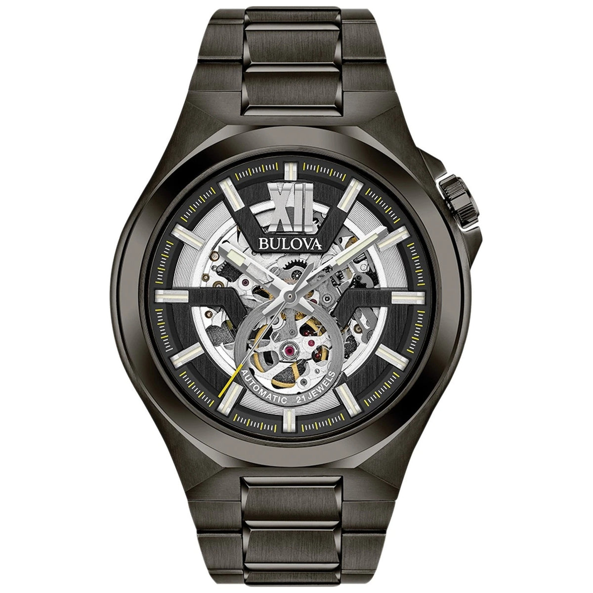Bulova 98A179 Maquina Automatic 46mm Black Men's Watch