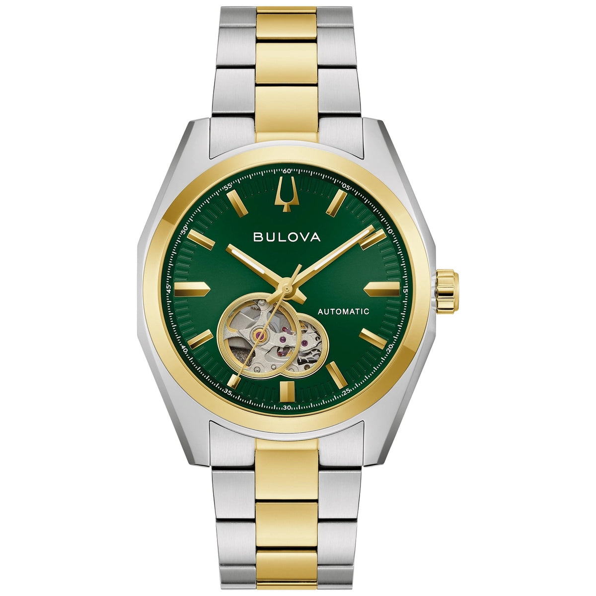 Montre Bulova 98A338 Surveyor Automatique 39mm Vert Homme