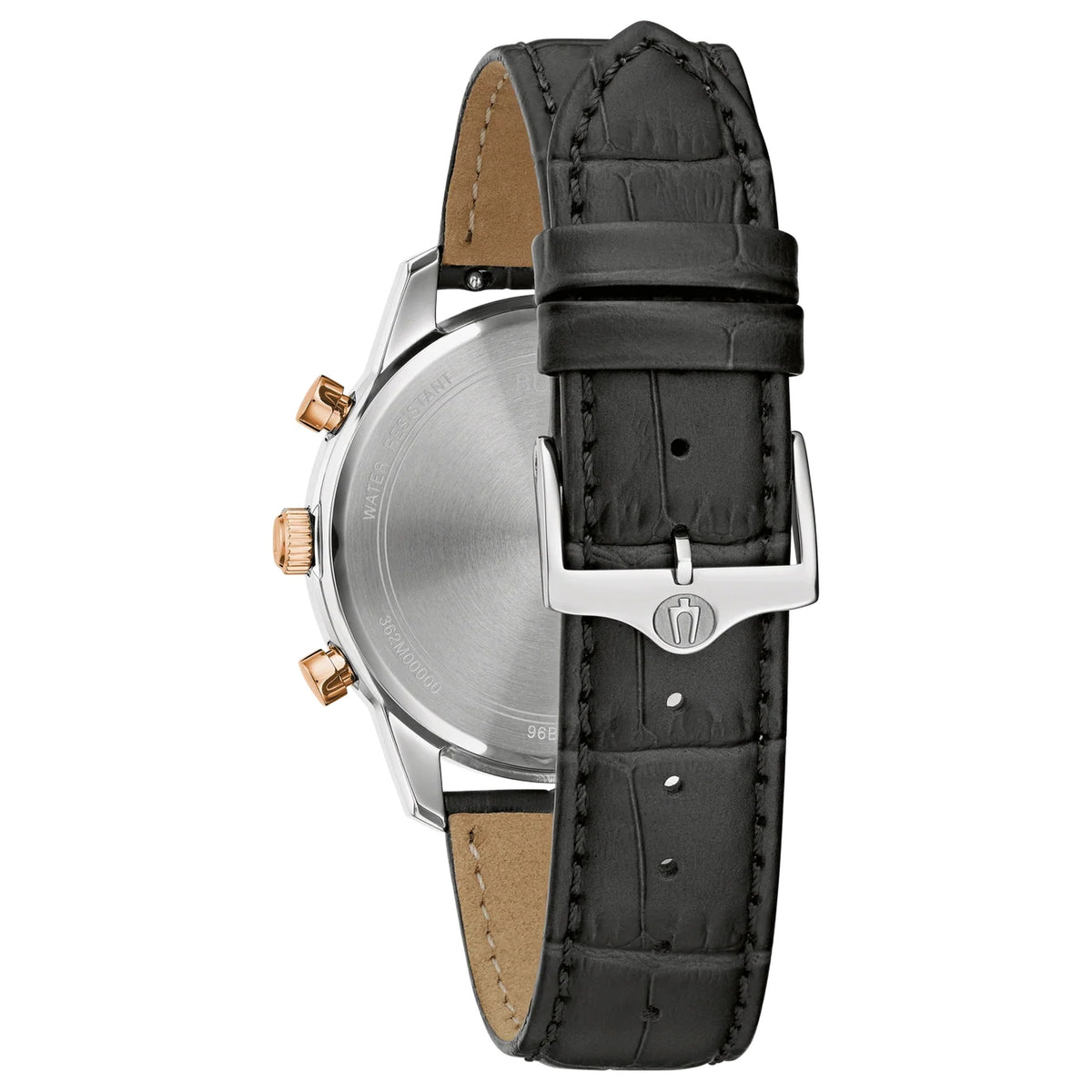 Bulova 98B409 Sutton Chronograph 41mm Herrenuhr graues Leder