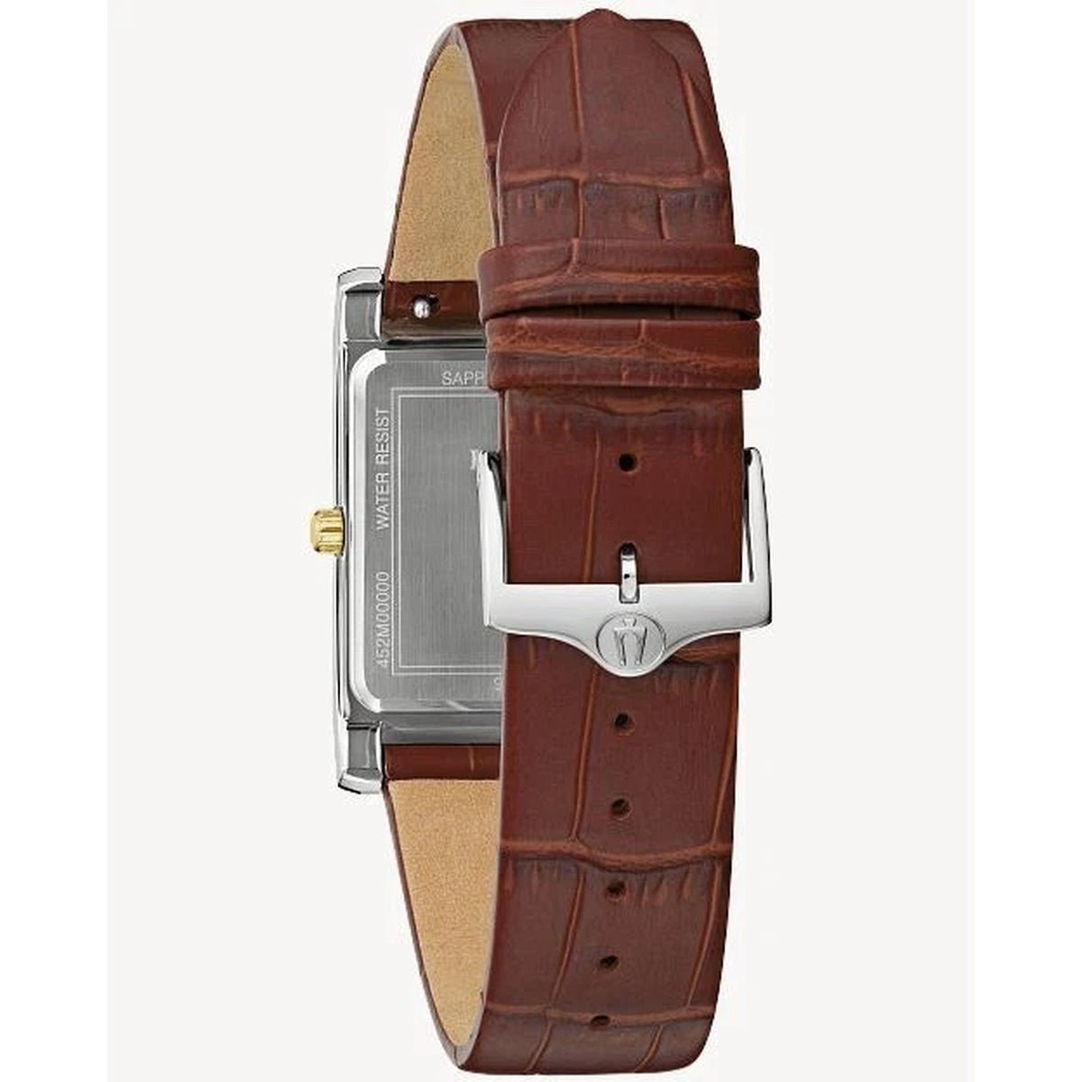 Bulova 98B430 Men's Classic 29mm Silver-Tone Leather Watch
