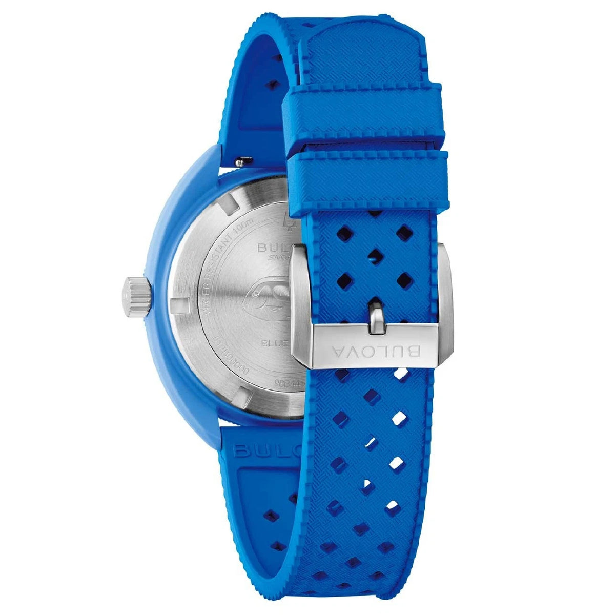 Bulova 98B445 Snorkel 41mm Hybrid-Keramik Kautschuk Blau Herrenuhr