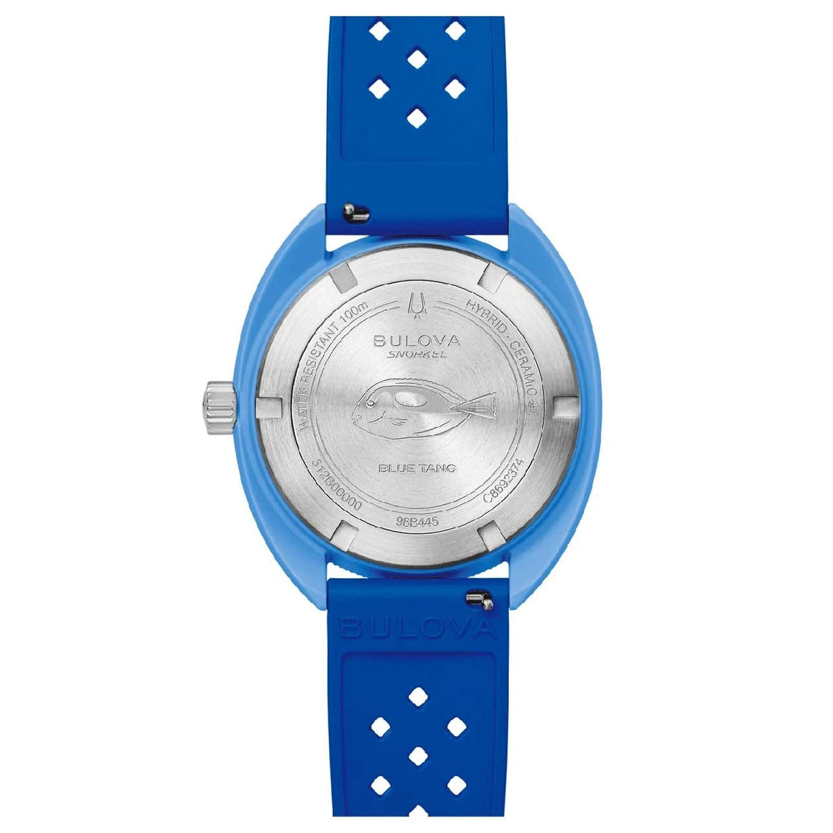 Bulova 98B445 Snorkel 41mm Hybrid-Keramik Kautschuk Blau Herrenuhr