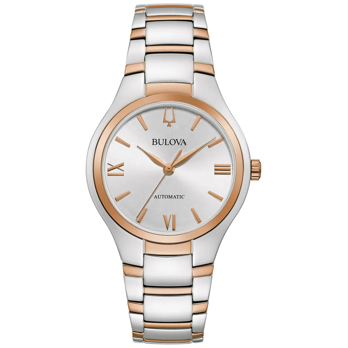 Bulova 98L313 Women's Classic Automatic 34mm Silver-Tone Watch