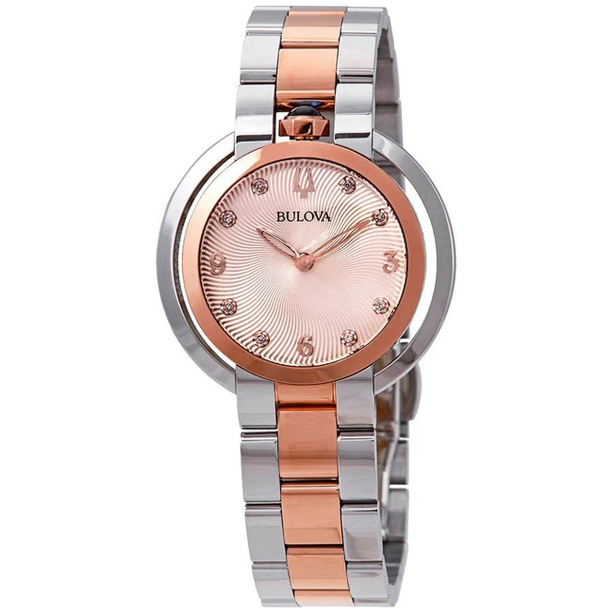 Bulova 98P174 Rubaiyat Diamanten Roségold Damenuhr