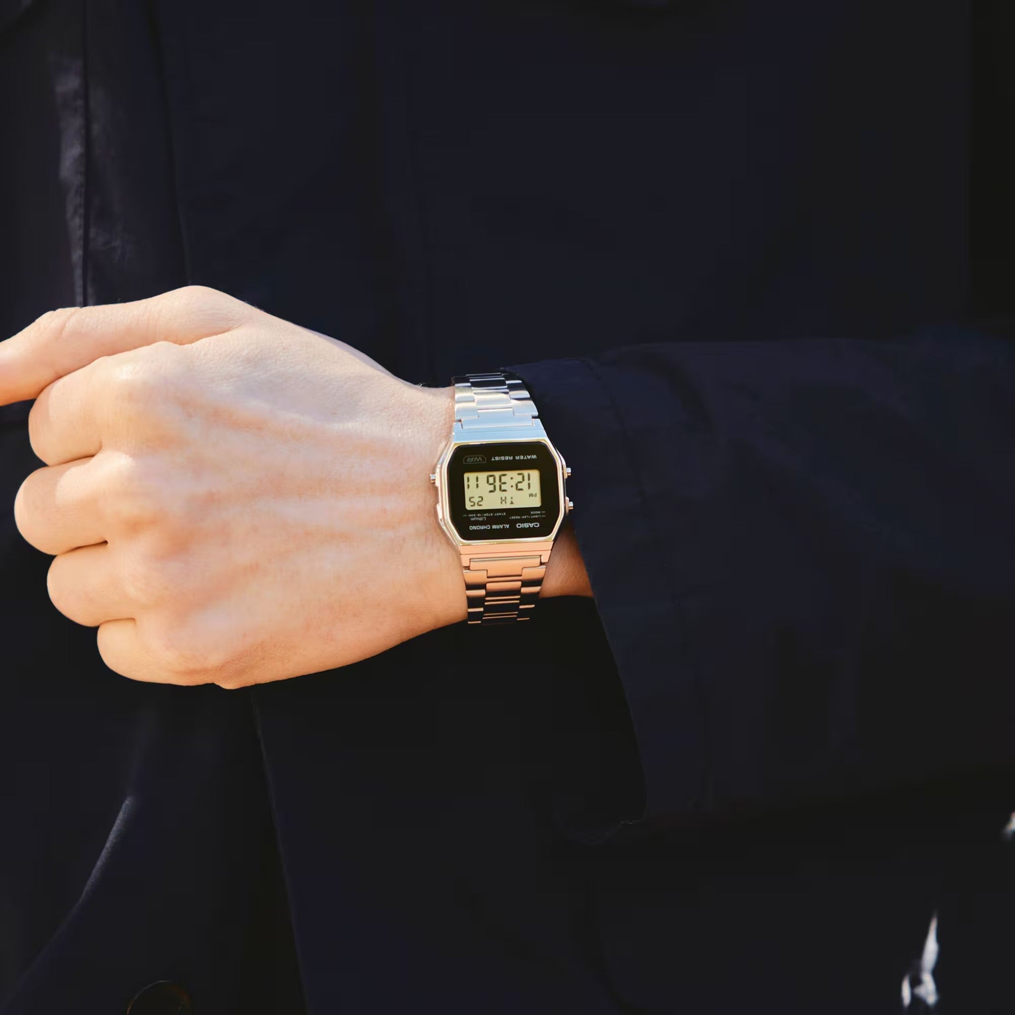 Casio Unisex Vintage Retro A158WEA-1 Digital Watch Black