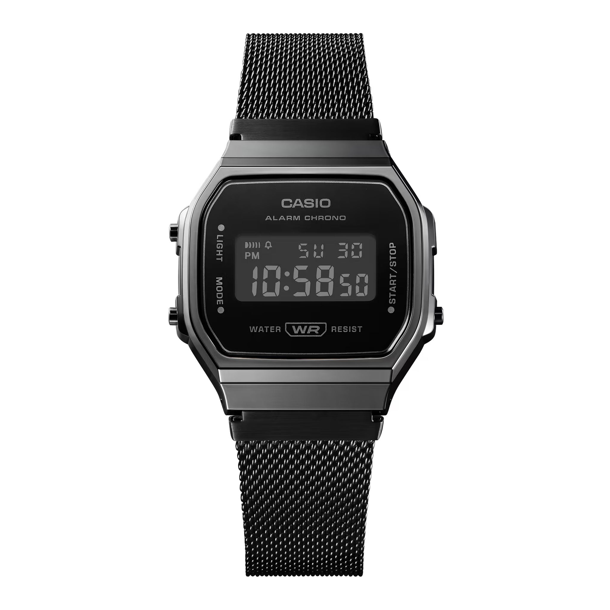 Casio Unisex Vintage Watch A168WEMB-1B Quartz Digital Black