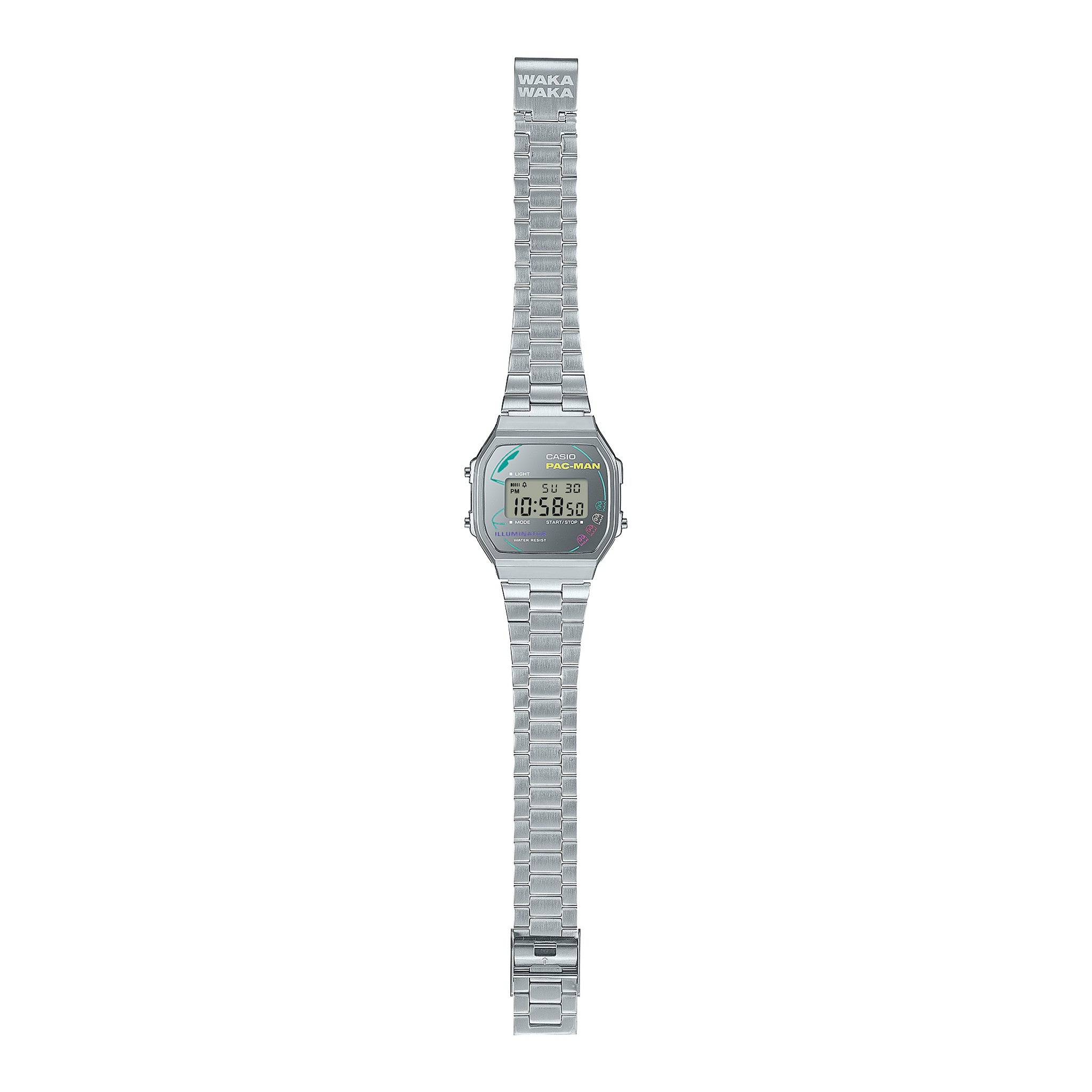 Casio Vintage Unisex Watch A168WEPC-7A Quartz Digital Silver