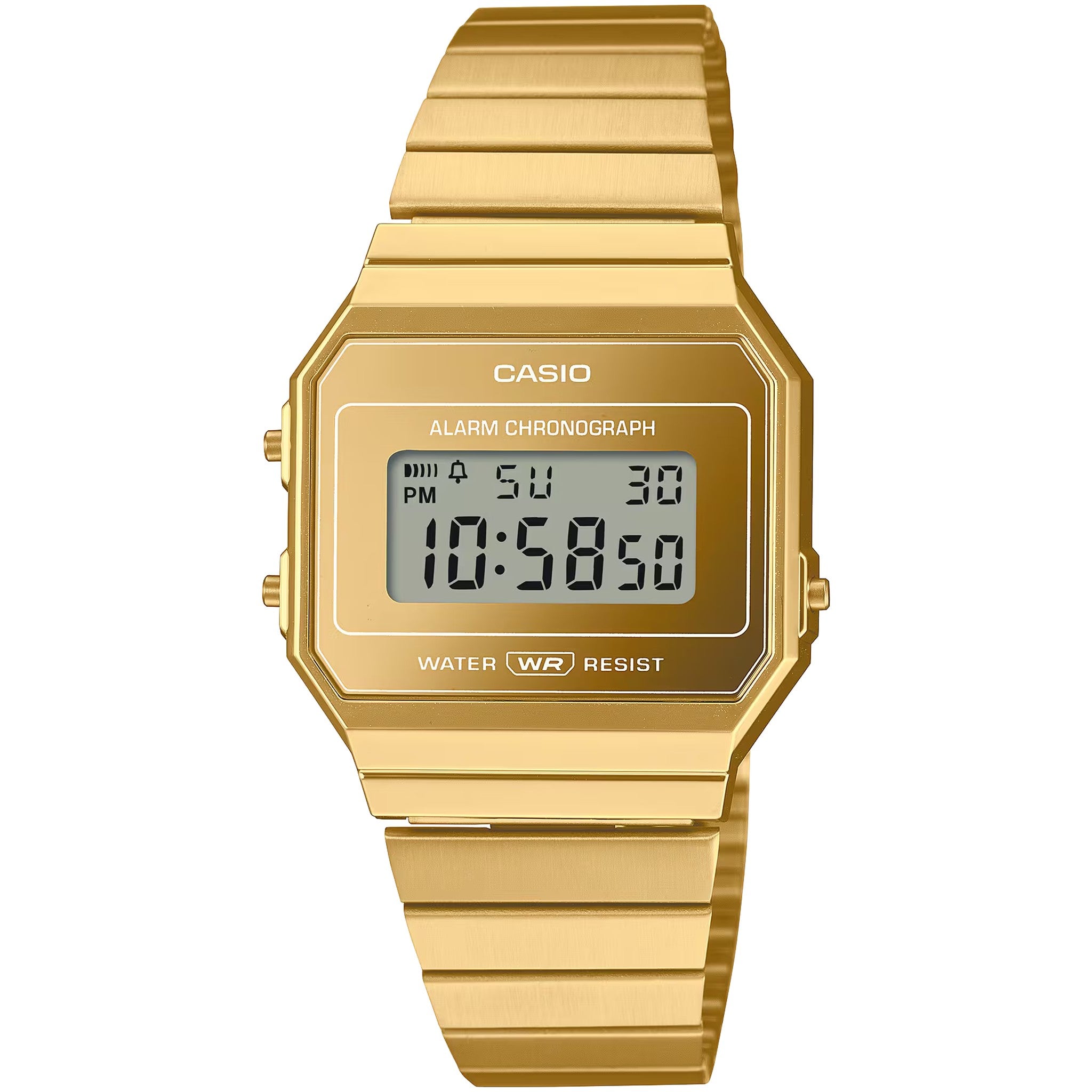 Casio Vintage Unisex Watch A700WEVG-9A Quartz Digital Gold