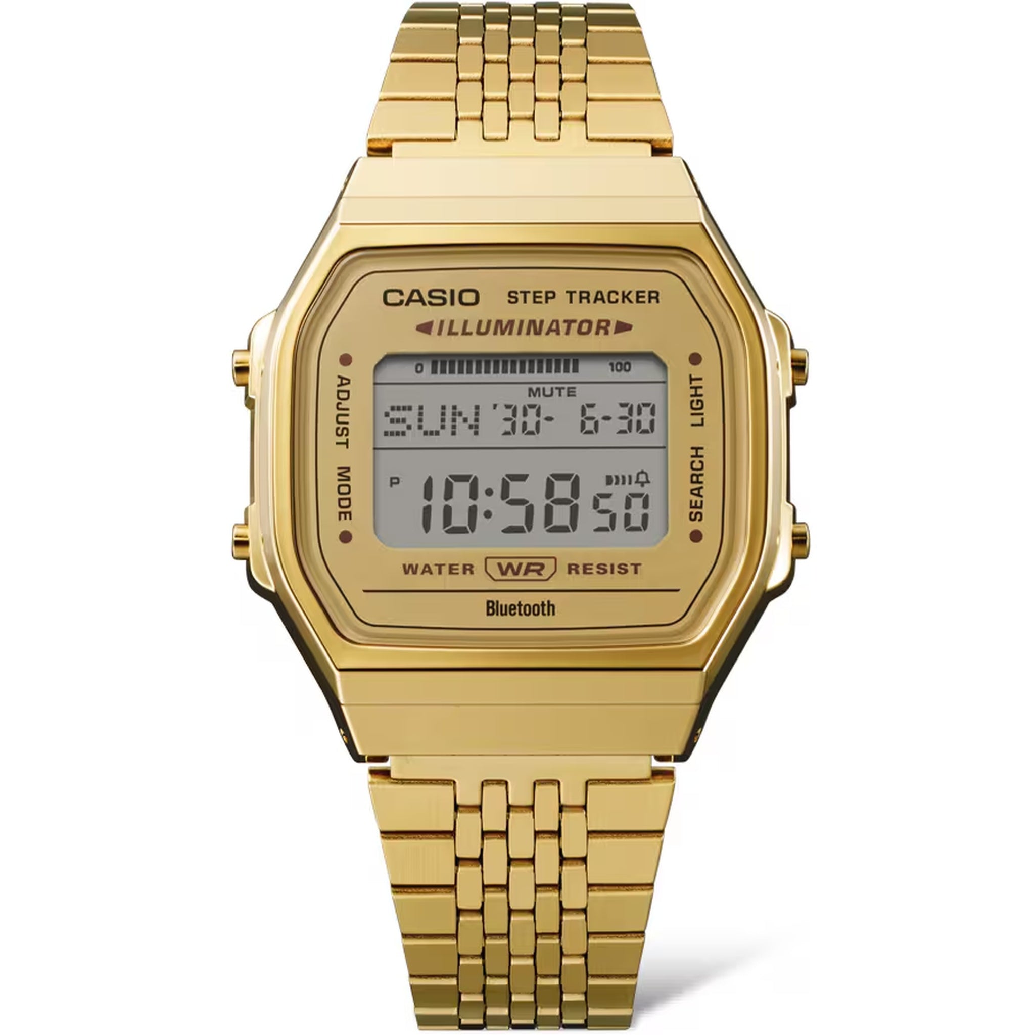 Montre Casio Mixte Vintage ABL-100WEG-9A Quartz Digitale Doré