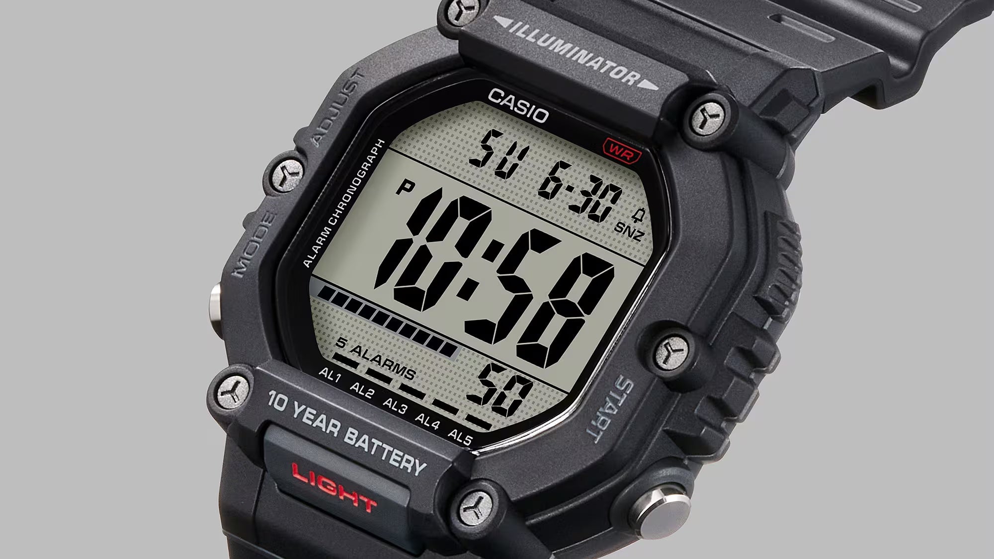 Montre Casio Homme AE-1600H-1A Quartz Digitale Noir