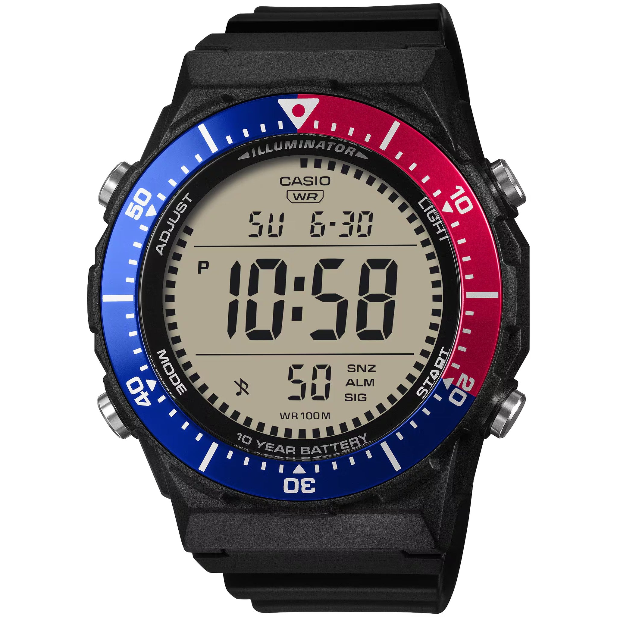 Casio Men's Watch AE-1700H-1A2 Quartz Digital Black