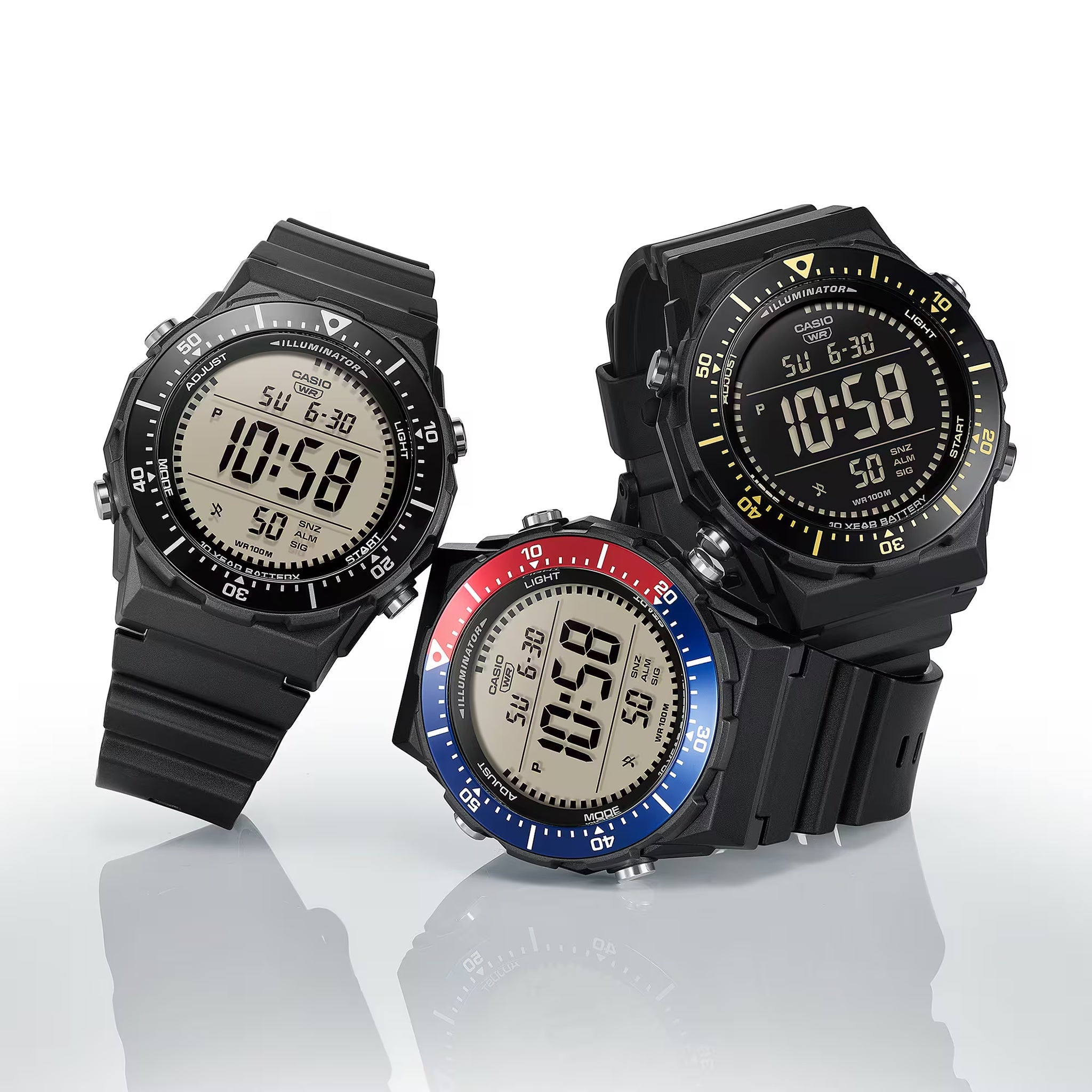 Casio Men's Watch AE-1700H-1A Quartz Digital Black