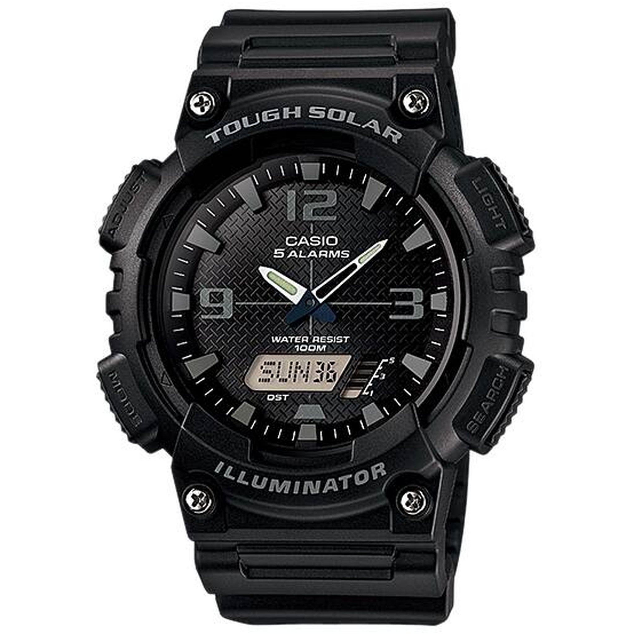 Montre Casio Homme AQ-S810W-1A2 Solaire Analogique / Digitale Noir