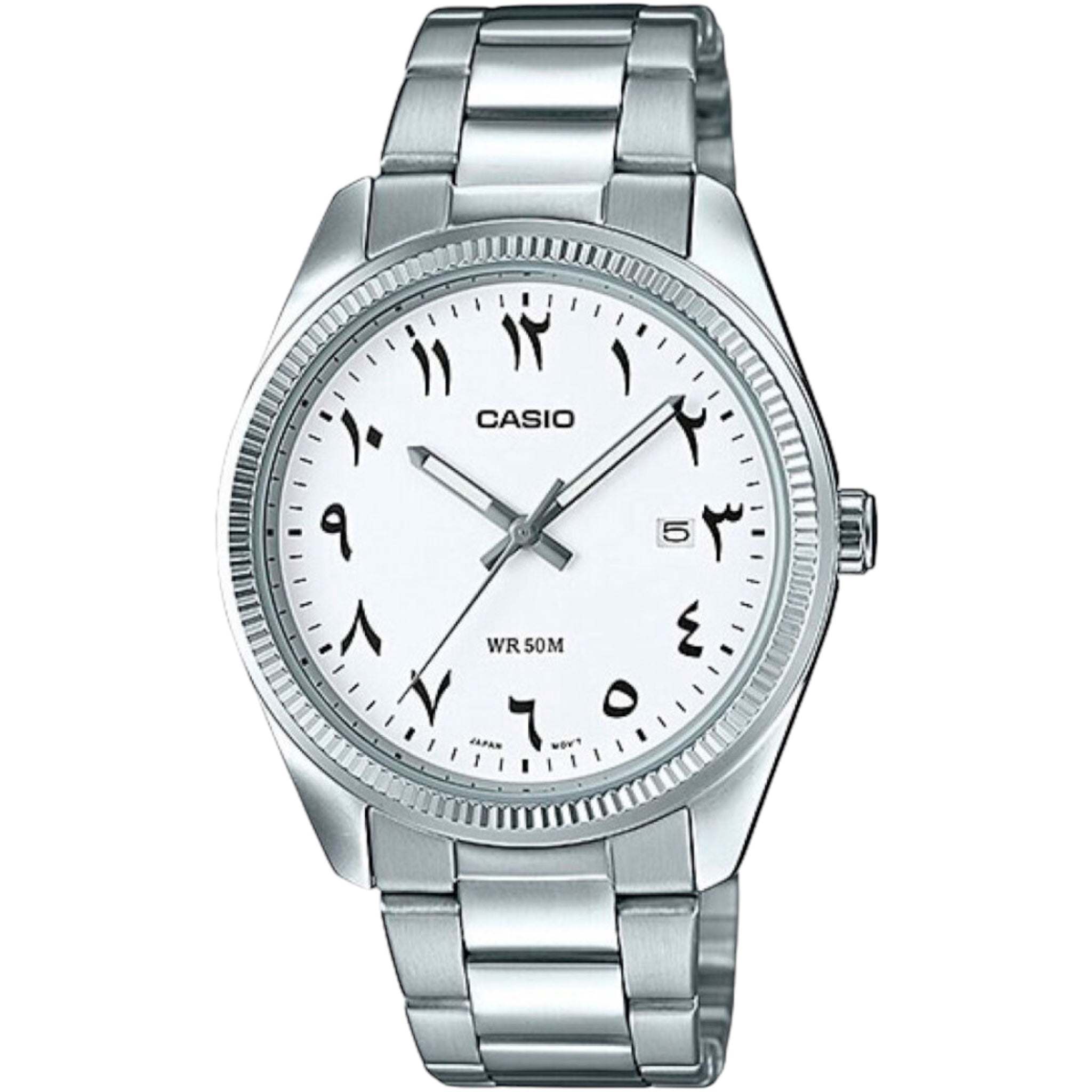 Casio Arabic Dial Men's Watch MTP-1302D-7B3 White