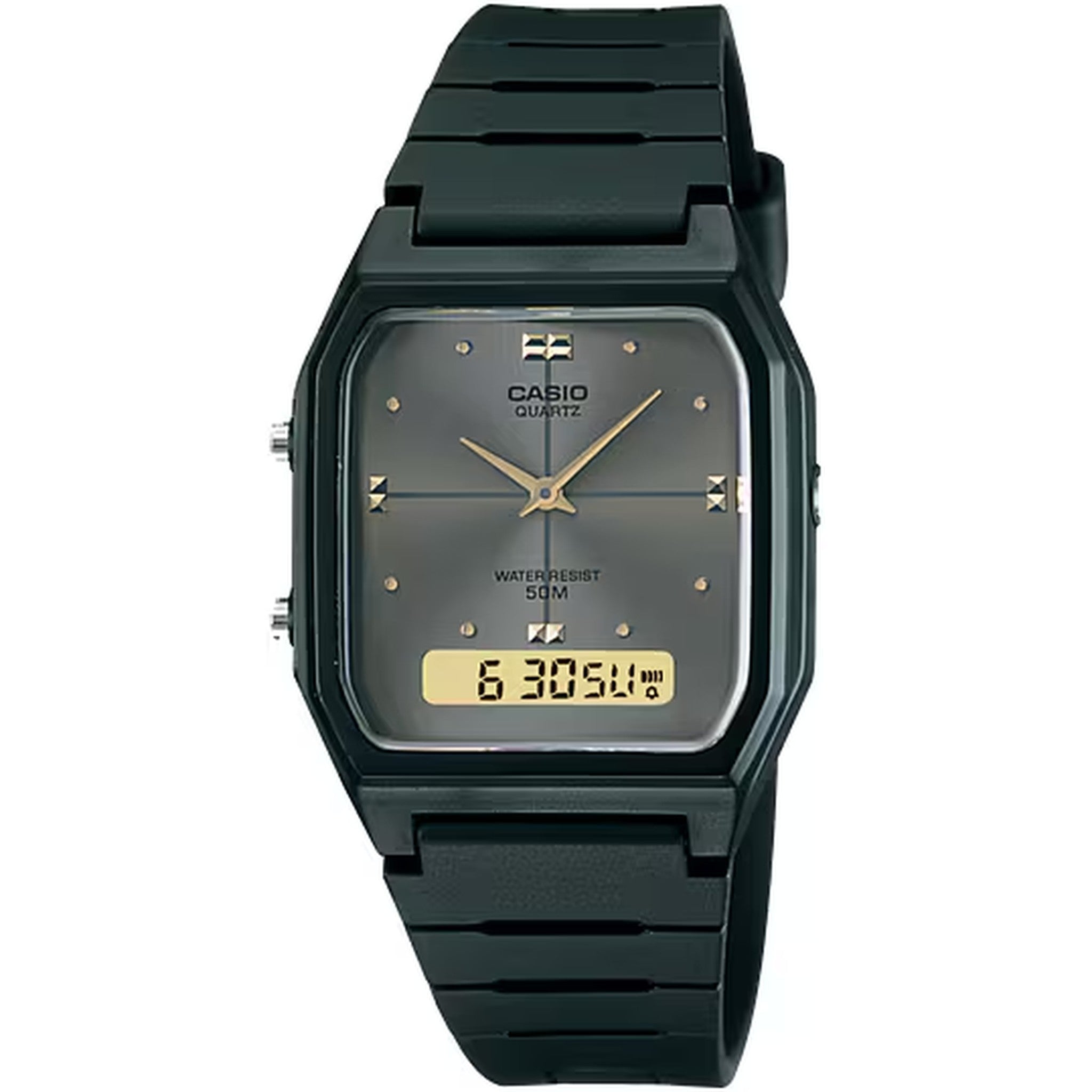 Montre Casio Homme AW-48HE-8A Quartz Analogique / Digitale Noir Gris