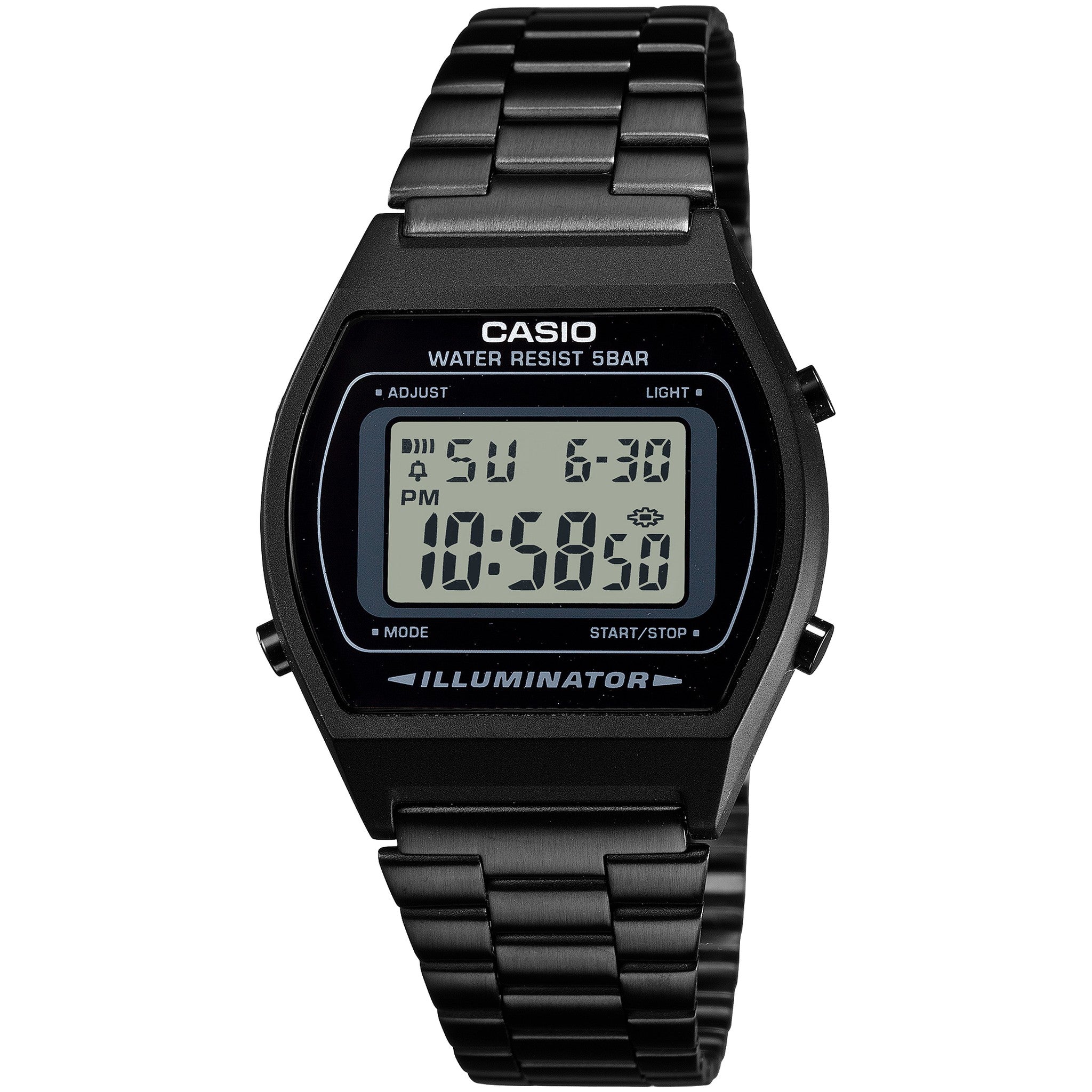 Casio Vintage Unisex Watch B640WB-1A Quartz Digital Black
