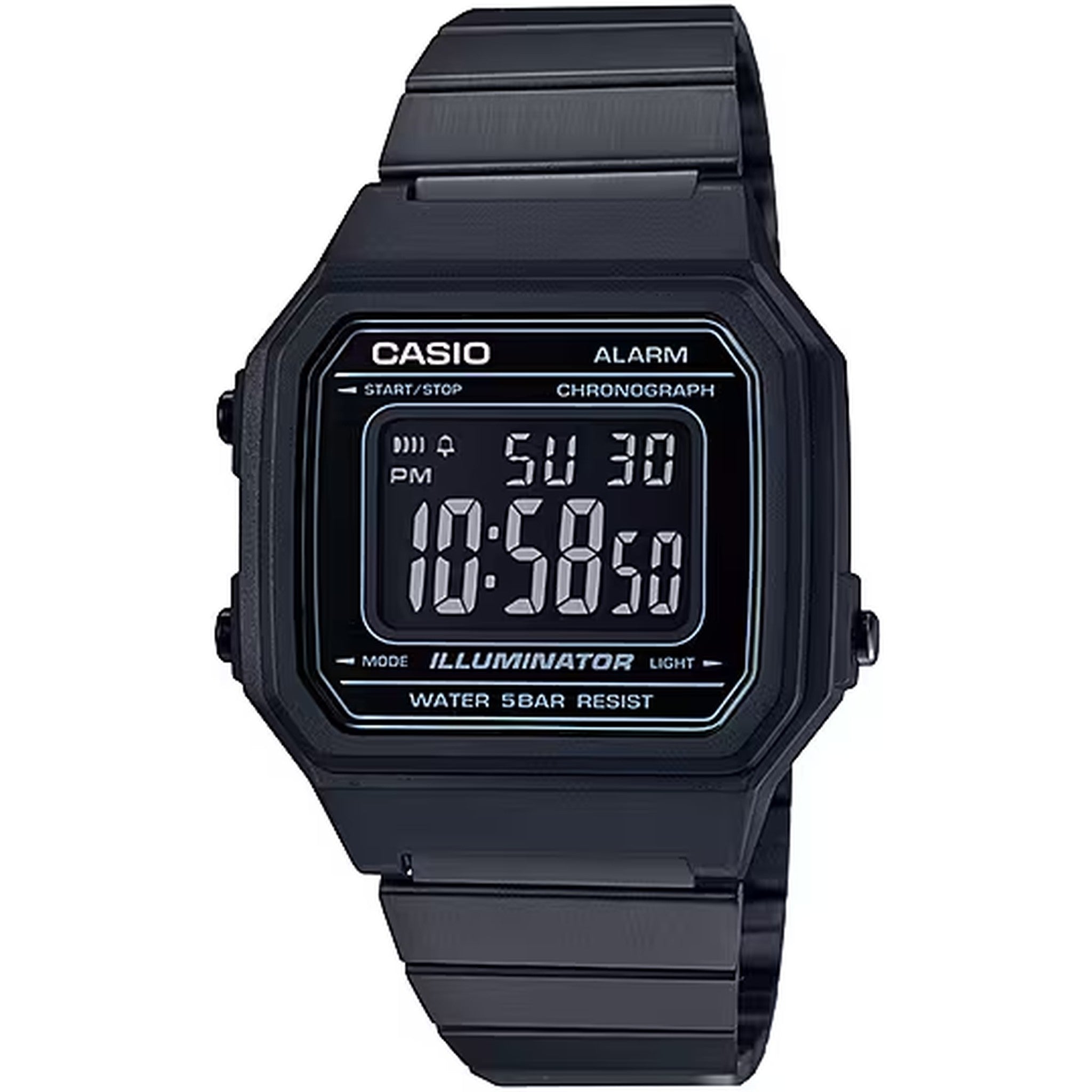 Casio Vintage Unisex Watch B650WB-1B Quartz Digital Black