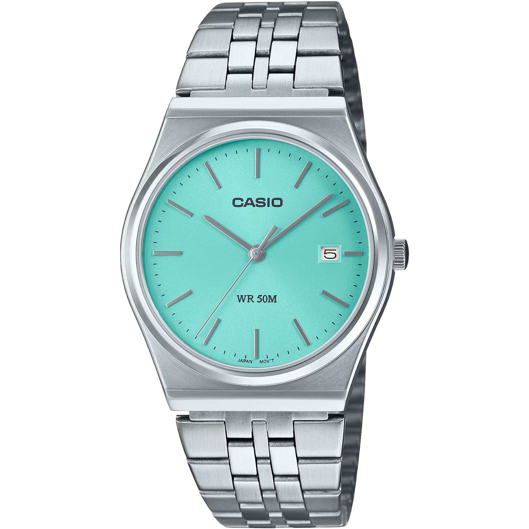 Casio Men's Watch MTP-B145D-2A1 Turquoise Blue