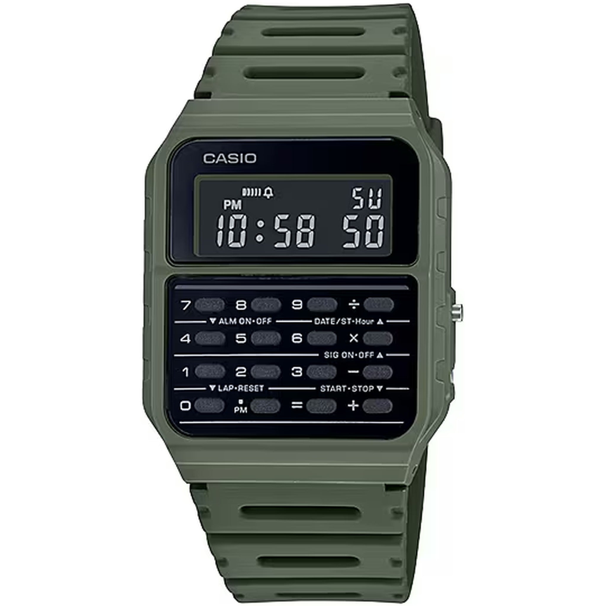 Casio Herrenuhr CA-53WF-3B Quarz Digital Grün Schwarz