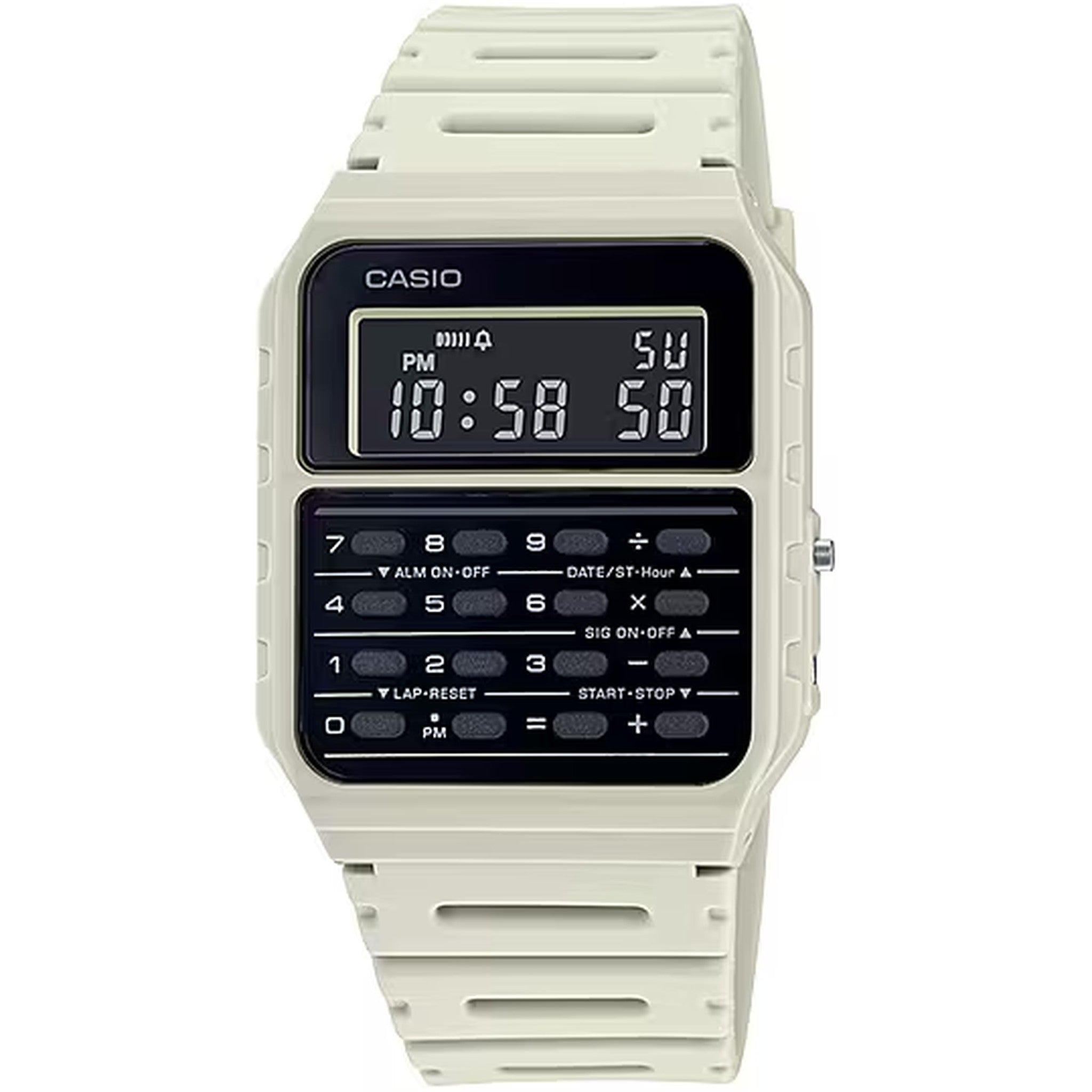 Casio Herrenuhr CA-53WF-8B Quarz Digital Schwarz Weiß